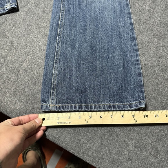 OOTJ ORGN Seoul Womens Medium Wash Flare Jeans Size 26 Y2K Retro Indie - Picture 11 of 11